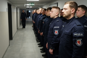 symboliczne otwarcie siedziby we Włocławku policjantów III kompanii Oddziału Prewencji Policji w Bydgoszczy