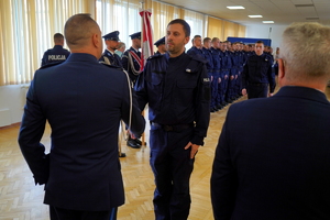 Ślubowanie nowych policjantów