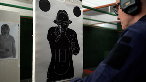 Policjanci podczas zawodów