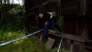 Policjanci podczas zawodów