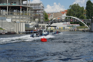 policyjny piknik na Wyspie Młyńskiej