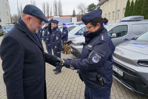 Uroczyste przekazanie pojazdów służbowych
