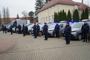 Uroczyste przekazanie pojazdów służbowych