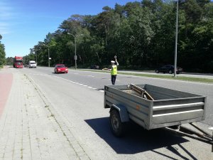 Kaskadowy pomiar prędkości działania policjantów ruchu drogowego z Inowrocławia, Radziejowa i Włocławka na drodze krajowej 62