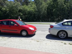 Kaskadowy pomiar prędkości działania policjantów ruchu drogowego z Inowrocławia, Radziejowa i Włocławka na drodze krajowej 62