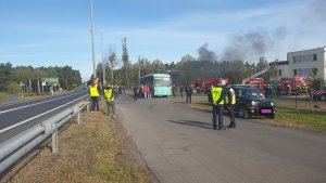 Policjanci podczas ćwiczeń KOBRA 2019