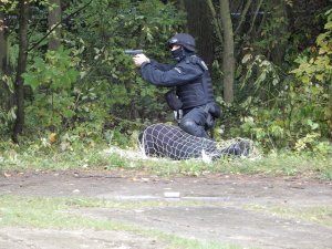 Ćwiczenia policjantów w czasie KOBRY 2019