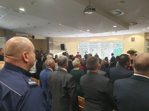 Policjanci podczas inauguracji roku akademickiego