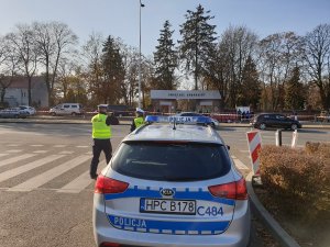 Policjanci podczas działań ZNICZ 2019