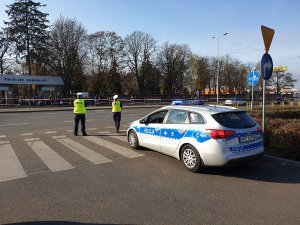 Policjanci podczas działań ZNICZ 2019