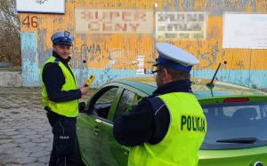 Policjanci podczas działań ZNICZ 2019