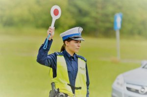 policjantka ruchu drogowego st. sierż. Karolina Kwiatkowska