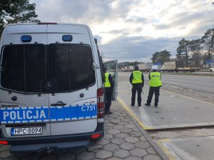 wspólny patrol policjantów z Włocławka i Bydgoszczy