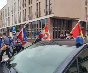 Zabezpieczenie uroczystości prze policjantów związanych z 81. rocznicą wybuchu II wojny światowej