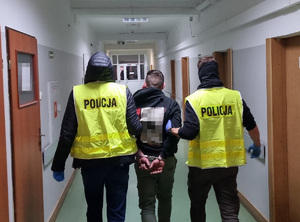 Policjanci podczas czynności