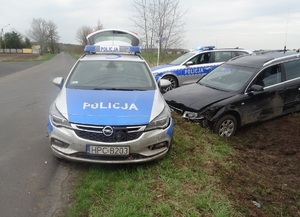 Policjanci podczas czynności