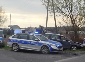 Policjanci podczas czynności