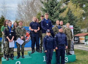 Policjanci podczas obozu szkoleniowego