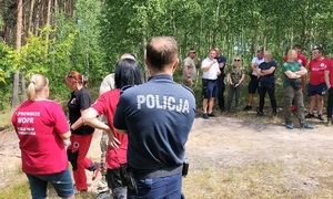 Policjanci podczas szkolenia