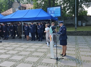 Policjanci podczas obchodów Święta Policji