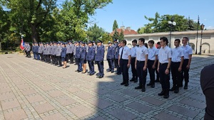 Policjanci podczas obchodów Święta Policji