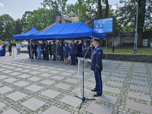 Policjanci podczas obchodów Święta Policji