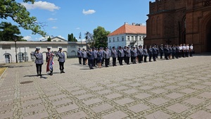 Policjanci podczas obchodów Święta Policji