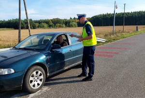 Zdjęcia z działań na przejeździe kolejowym