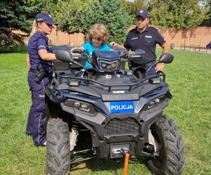 Policjanci podczas pikniku