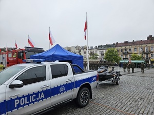 Policjanci podczas uroczystości promowali zawód