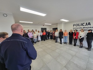 Spotkanie na terenie komendy zgodnie z treścią komunkatu