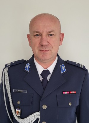 Komendant Miejski Policji we Włocławku podinspektor Robert Murawski
