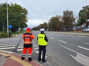 Działania policjantów na drodze wraz z fundacją