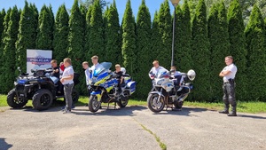 Policjanci podczas pikniku