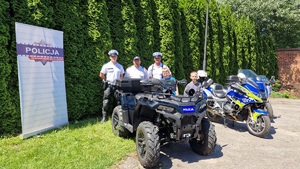 Policjanci podczas pikniku