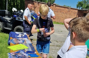 Policjanci podczas pikniku