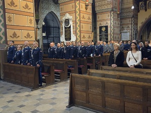 Policjanci podczas obchodów ŚWIĘTA POLICJI