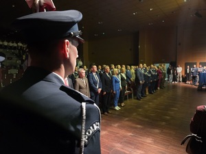 Policjanci podczas obchodów ŚWIĘTA POLICJI