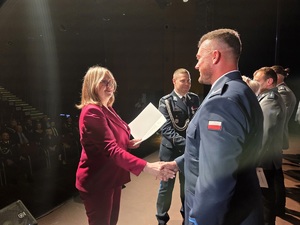 Policjanci podczas obchodów ŚWIĘTA POLICJI