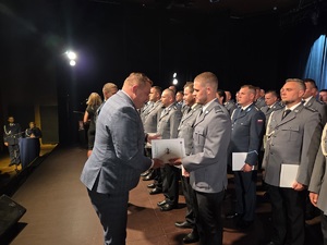 Policjanci podczas obchodów ŚWIĘTA POLICJI